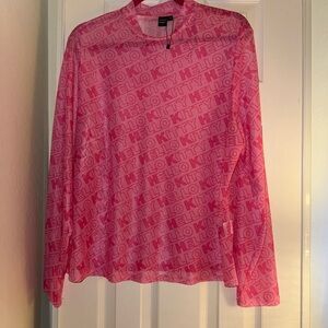 Pink Hello Kitty Long Sleeve Shirt